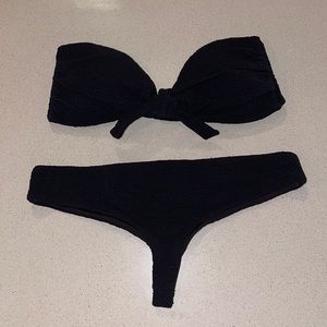 Beach Riot x Stone Cold Fox Strapless Thong Bikini Size S